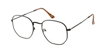 4677CLR Unisex Classic Metal Rounded Square Medium Frame w/ Clear Lens