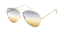 4691COL/MH Women's Metal Large Aviator w/ Tri Color Lens
