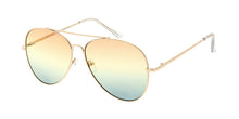 4691COL/MH Women's Metal Large Aviator w/ Tri Color Lens