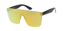 4713KSH/RV KUSH Metal Large Rimless Flat Top Shield w/ Color Mirror Lens