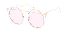4737 Women's Metal Large Octagonal Wire Frame