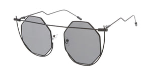 4737 Women's Metal Large Octagonal Wire Frame