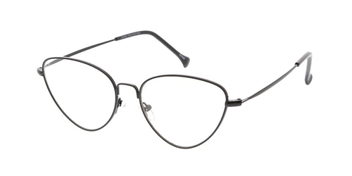 4747CLR Women's Metal Medium Thin Metal Cat Eye Frame w/ Clear Lens