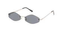 4758 Unisex Metal Small Rimless Diamond Frame