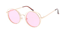 4763COL Women's Metal Medium Double Wire Round Frame w/ Color Lens