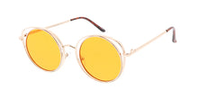 4763COL Women's Metal Medium Double Wire Round Frame w/ Color Lens