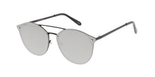 4765RV Unisex Metal Medium Rimless Round Hipster Frame w/ Color Mirror Lens
