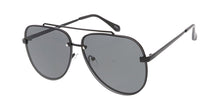 4768 Unisex Metal Large Rimless Aviator