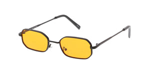 4791COL Unisex Metal Retro 90s Small Geometric Frame w/ Color Lens