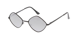 4802RV Unisex Metal Small Diamond Wire Frame w/ Color Mirror Lens