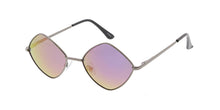4802RV Unisex Metal Small Diamond Wire Frame w/ Color Mirror Lens