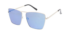 4805RV Women's Metal Large Square Frame w/ Color Mirror Lens