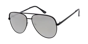4807RV Unisex Metal Large Aviator w/ Color Mirror Lens