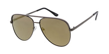 4807RV Unisex Metal Large Aviator w/ Color Mirror Lens