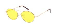 4818COL Unisex Metal Medium Oval Frame w/ Color Lens