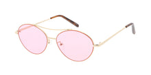 4818COL Unisex Metal Medium Oval Frame w/ Color Lens