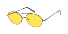 4818COL Unisex Metal Medium Oval Frame w/ Color Lens
