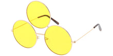 4819 Unisex Metal Third Eye Triple Lens Wire Novelty Frame