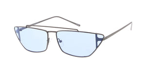4832COL Women's Metal Small Rectangular Cat Eye Frame w/ Color Lens