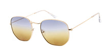 4883COL Unisex Metal Medium Classic Rounded Square Frame w/ Two Tone Lens