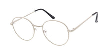 4890BLF/CLR Unisex Metal Medium Classic Round Hipster Blue Light Filtering Computer Glasses