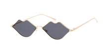 4904 Women's Metal Small Lips Shape Vintage Inspired Wire Frame
