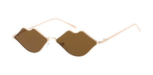 4904 Women's Metal Small Lips Shape Vintage Inspired Wire Frame
