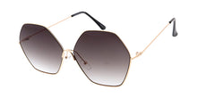 4906 Women's Metal Large Hexagonal Vintage Inspired Frame