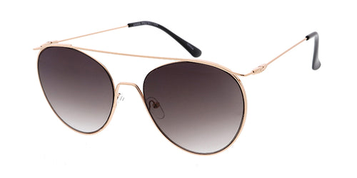4908 Women's Metal Large Brow Line Vintage Inspired Frame