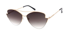 4939 Women's Metal Large Double Bridge Cat Eye Frame
