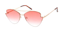4939 Women's Metal Large Double Bridge Cat Eye Frame