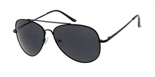 4941MH Unisex Metal Large Aviator Assorted Color Frame w/ Dark Smoke Lens