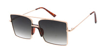 4946 Unisex Metal Large Vintage Inspired Square Aviator Frame