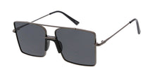 4946 Unisex Metal Large Vintage Inspired Square Aviator Frame