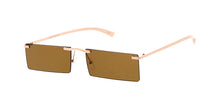 4947 Unisex Metal Small Rimless Rectangular Vintage Inspired Frame