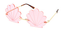 5008 Women's Metal Medium Rimless Seashell Novelty Frame