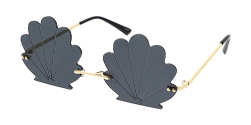 5008 Women's Metal Medium Rimless Seashell Novelty Frame