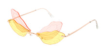 5013 Women's Metal Small Double Dragonfly Wings Lens Novelty Frame