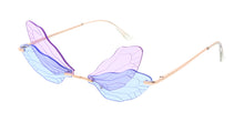 5013 Women's Metal Small Double Dragonfly Wings Lens Novelty Frame