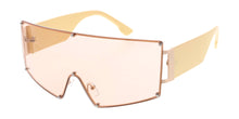 5019 Women's Metal Large Rimless Fashion Shield Frame