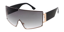 5019 Women's Metal Large Rimless Fashion Shield Frame