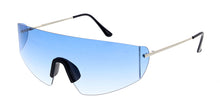 5028 Unisex Metal Large Futuristic Rimless Shield Frame