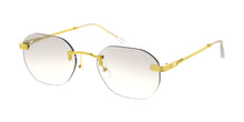 5055 Unisex Metal Small Rounded Rectangular '90s Vintage Inspired Rimless Frame