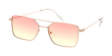 5106 Women's Metal Medium Vintage Inspired Square Double Bridge Frame