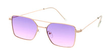 5106 Women's Metal Medium Vintage Inspired Square Double Bridge Frame