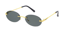 5115 Unisex Metal Small Vintage Inspired Oval Rimless Frame