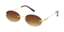5115 Unisex Metal Small Vintage Inspired Oval Rimless Frame