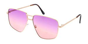 5156 Unisex Metal Medium Geometric  Aviator Frame