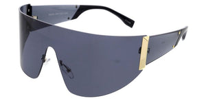 5170 Unisex Plastic Large Wrap Around Shield Frame