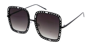 5171 Women's Metal Large Rounded Square Chain Link Frame